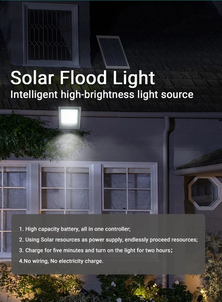 Low Price 2 Year IP67 Other Commercial Lighting 20W LED Garden Solar Flood Light