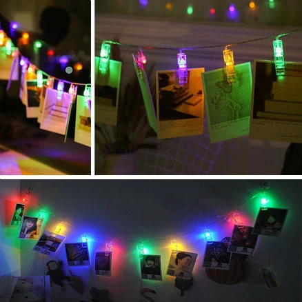 Decoration LED Photo Clip String Lights